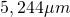 Rendered by QuickLaTeX.com 5,244 \mu m