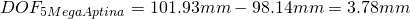 Rendered by QuickLaTeX.com DOF_{5 Mega Aptina} = 101.93mm - 98.14mm = 3.78mm
