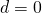Rendered by QuickLaTeX.com d = 0