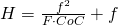 Rendered by QuickLaTeX.com H = \frac{f^2}{F \cdot CoC} + f